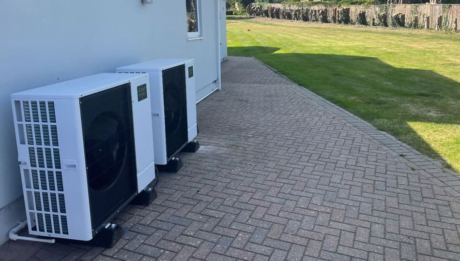 Ultra Quiet Air Source Heat Pump Installation